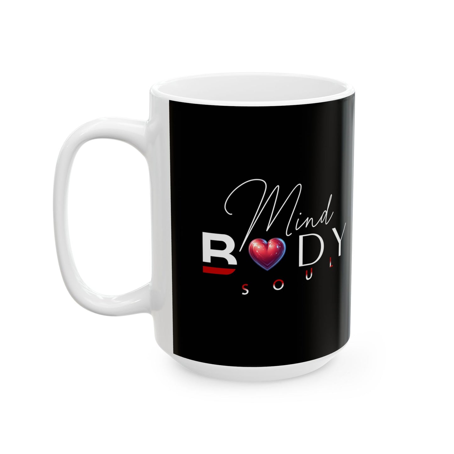 Mind, Body, Soul Mug | Black