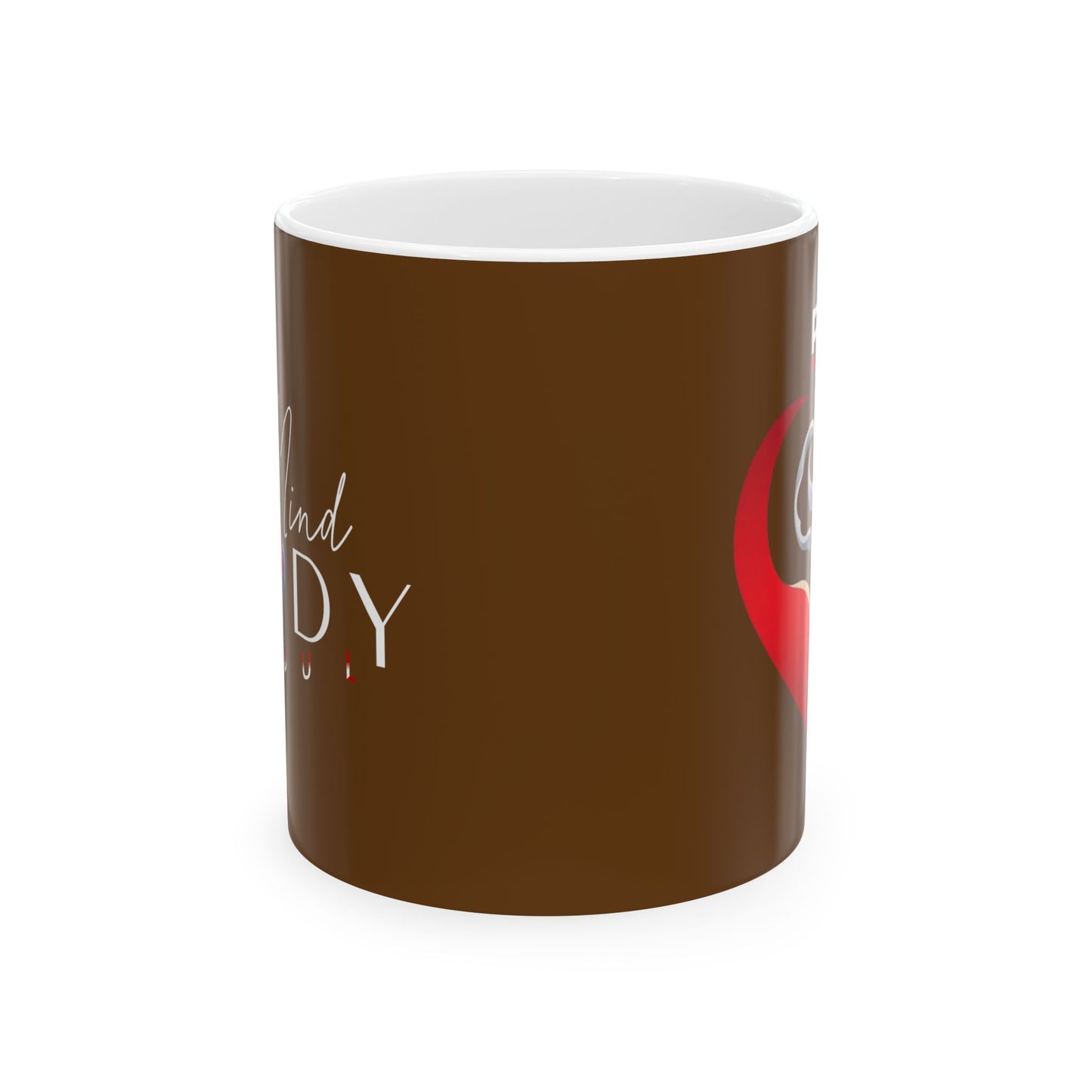 Mind, Body, Soul Mug | Brown