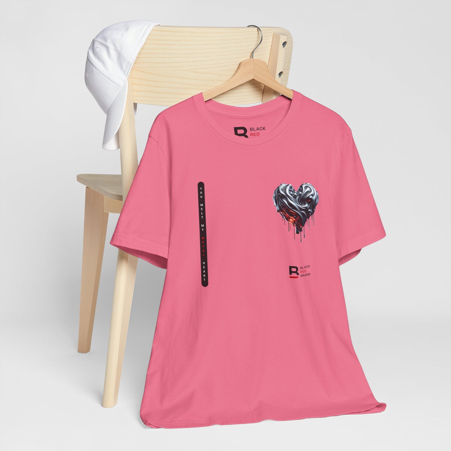Black Red Metal Heart | Melted