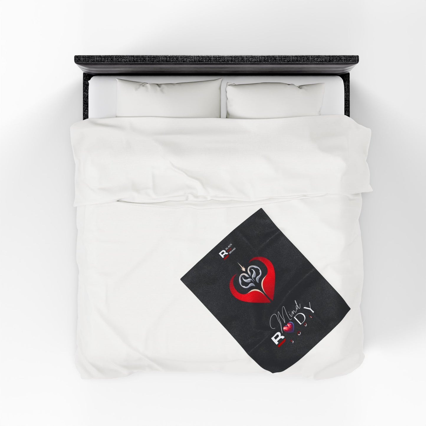 Mind Body Soul | Wellness Velveteen Plush Blanket