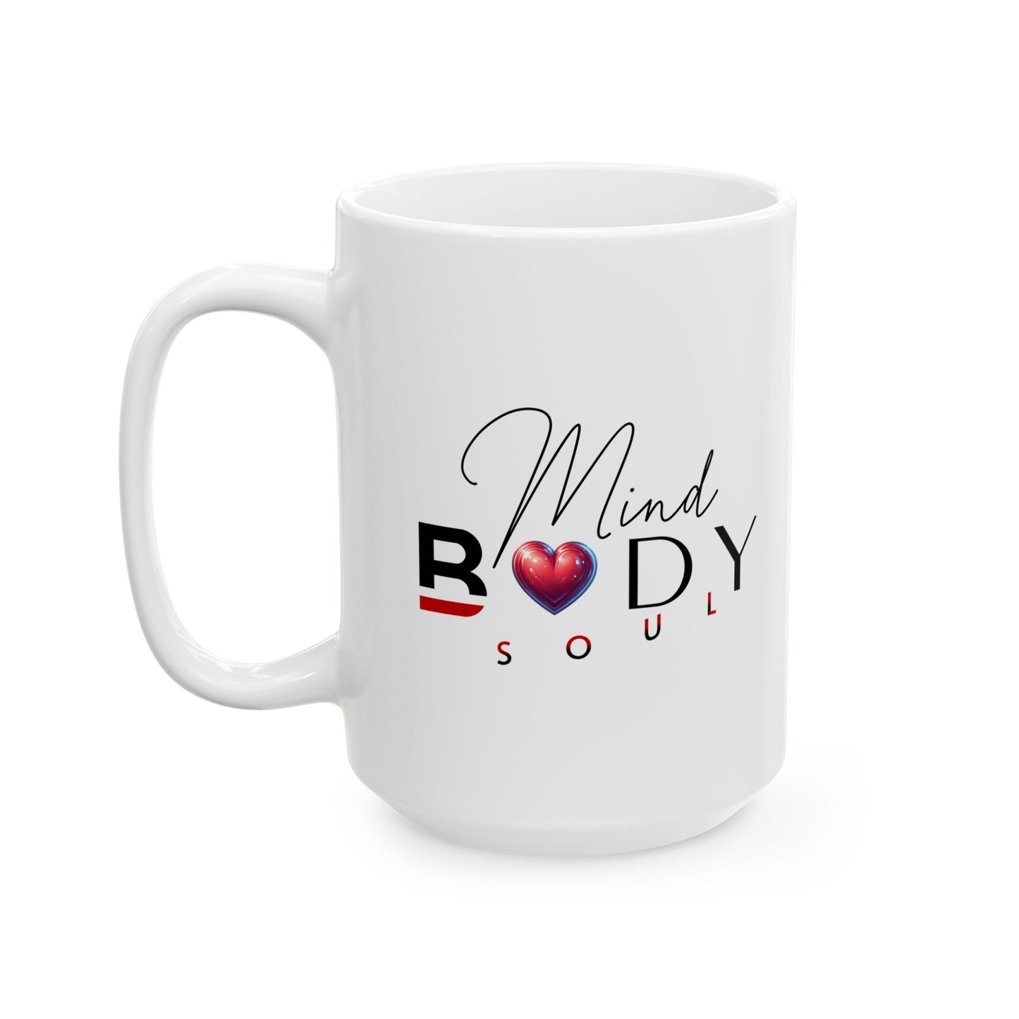 Mind, Body, Soul Mug | White