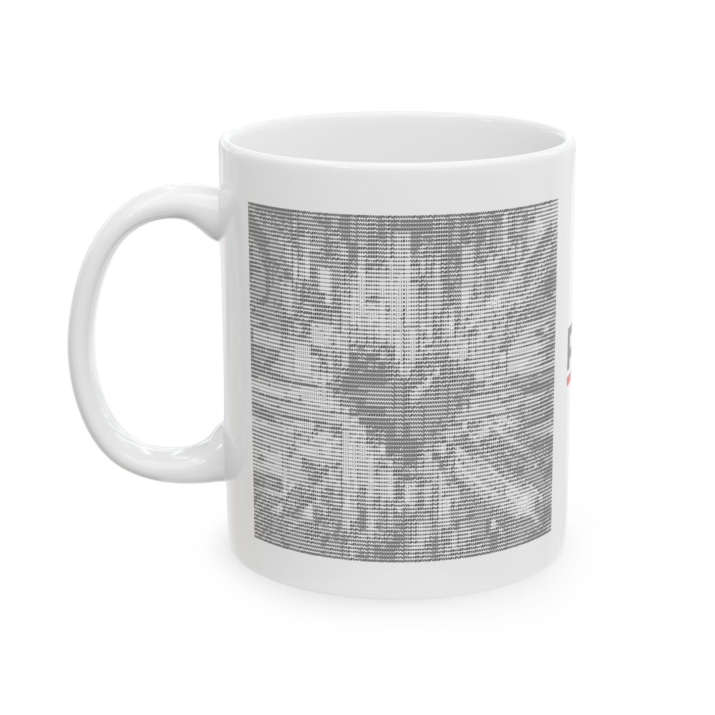 Mosaic Heart (Love and Logic) | Coder’s Coffee Mug White