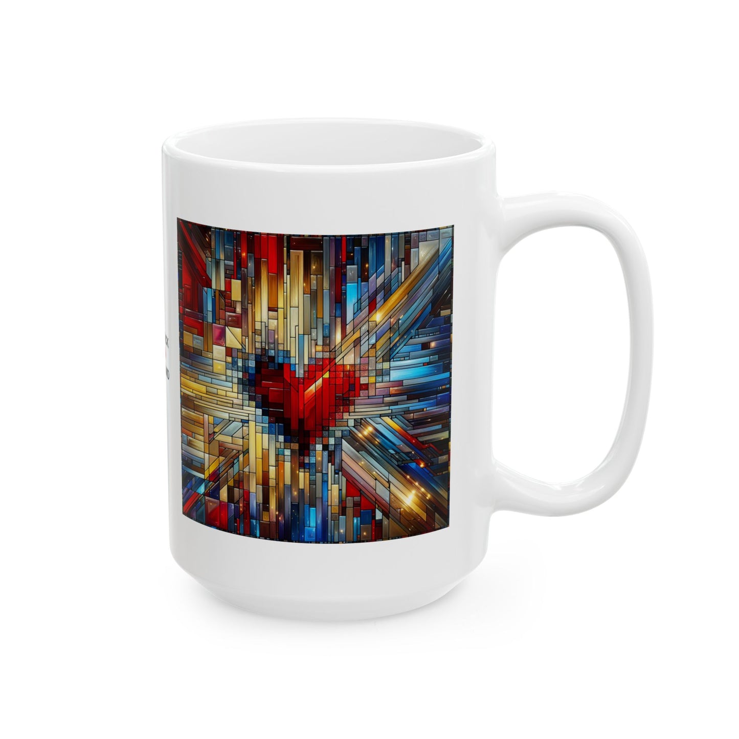Mosaic Heart (Love and Logic) | Coder’s Coffee Mug White