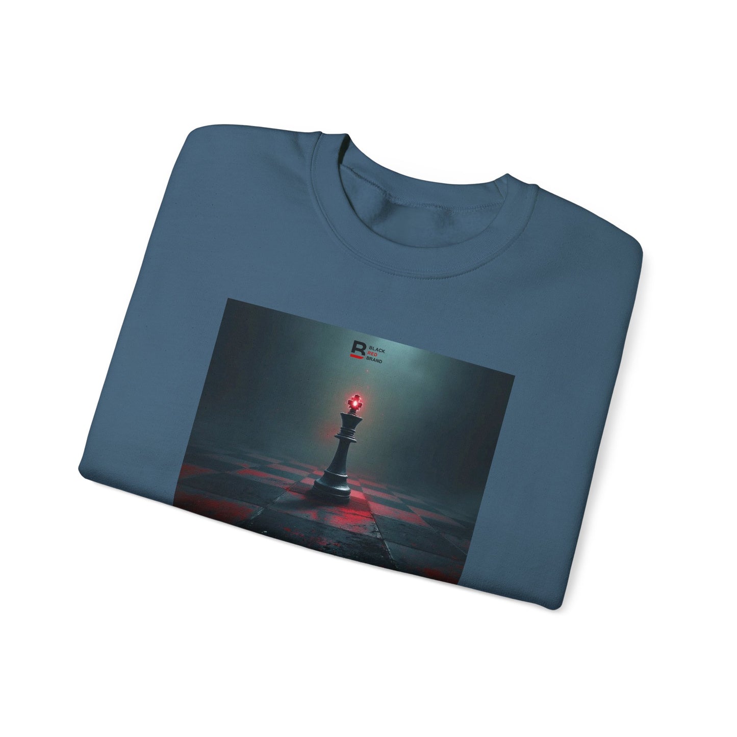 Black Red Lone King | Last Stand Crewneck Sweatshirt