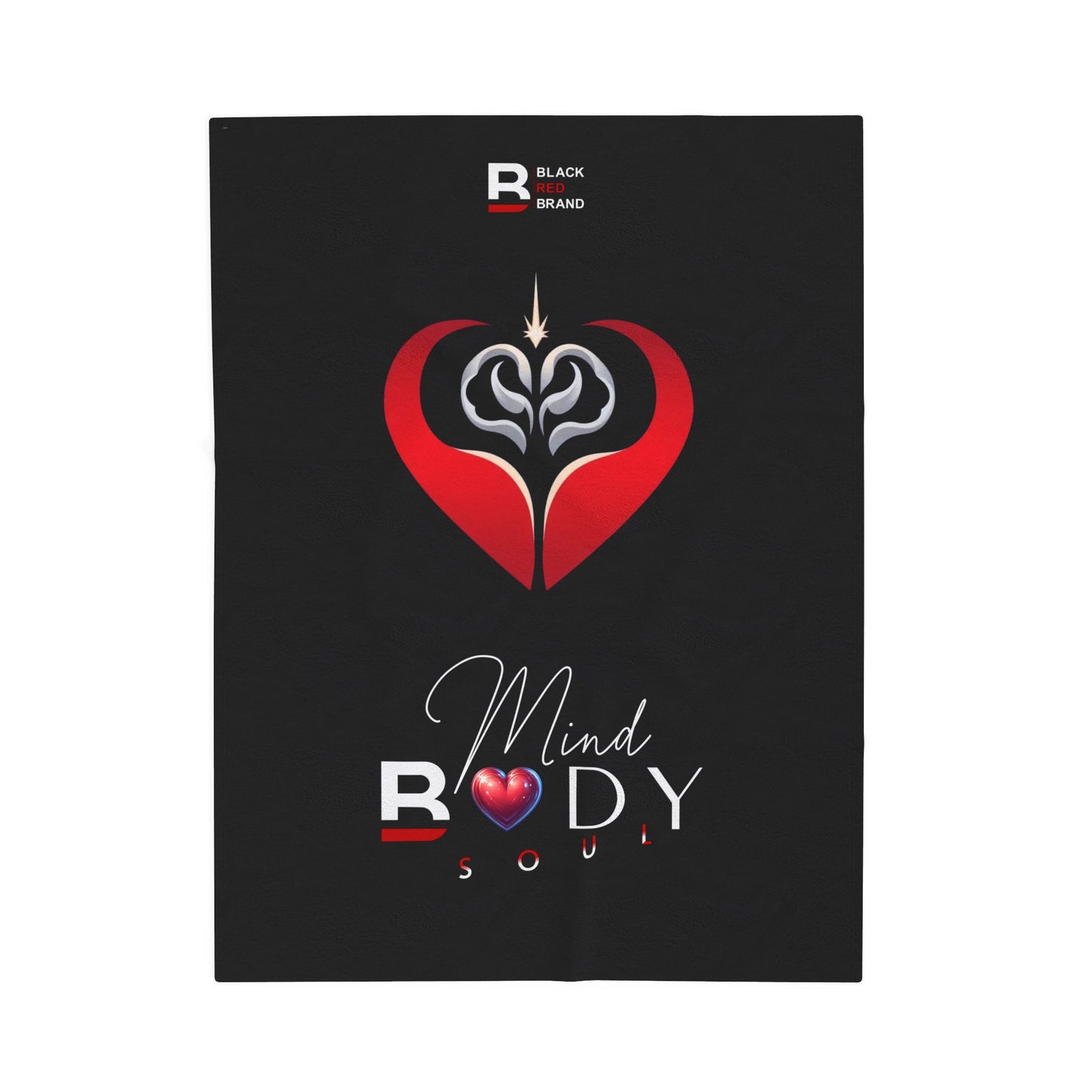 Mind Body Soul | Wellness Velveteen Plush Blanket