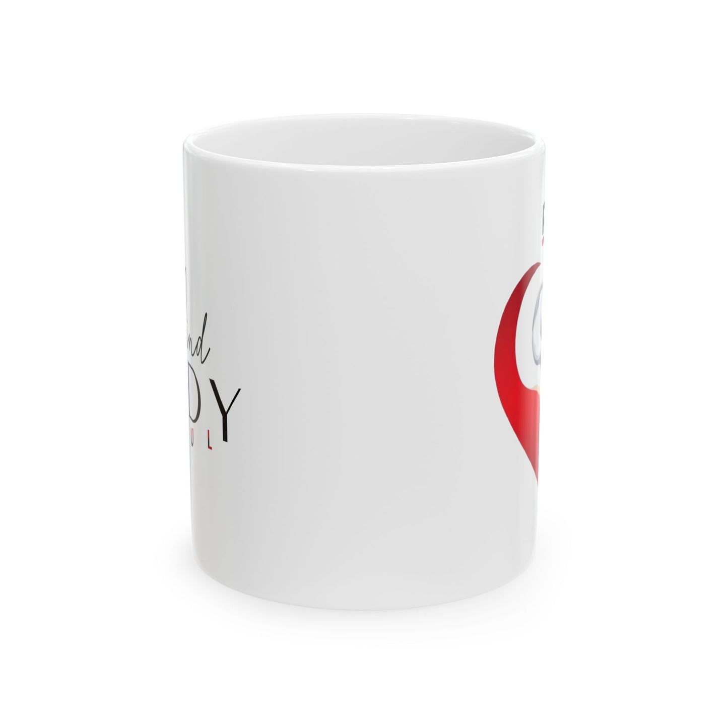 Mind, Body, Soul Mug | White