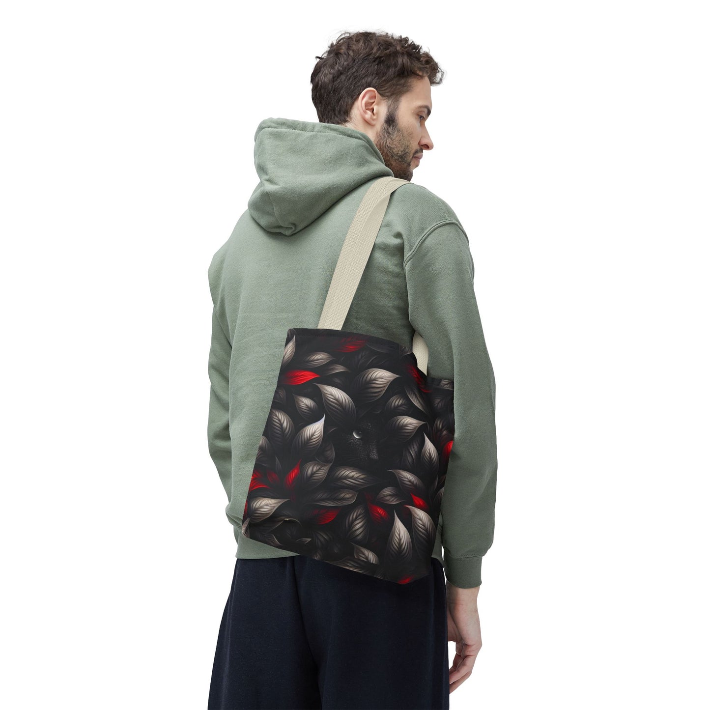 Black Red Mystical Tote Bag | Eco-Friendly Shopping Companion