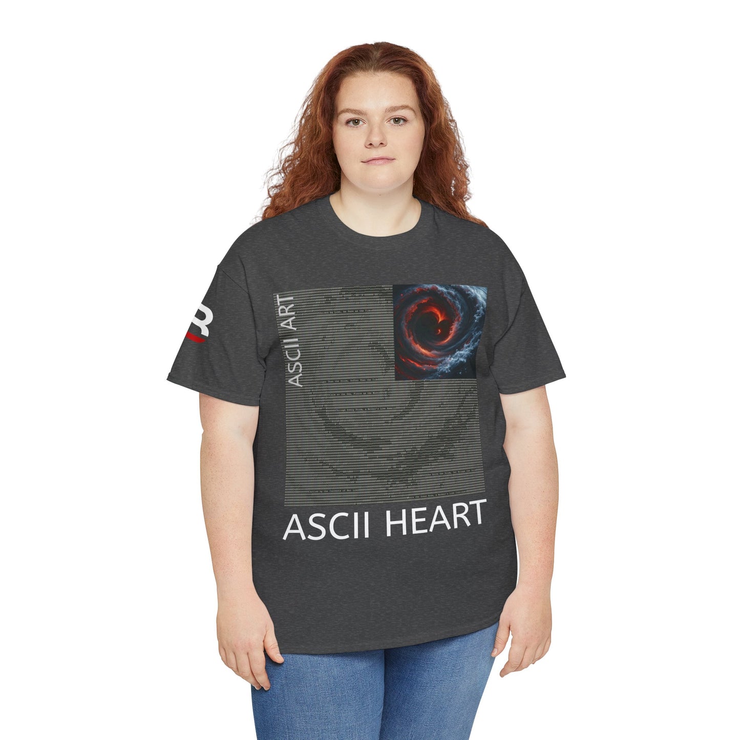 Black Red ASCII Heart | Hidden Messages :)