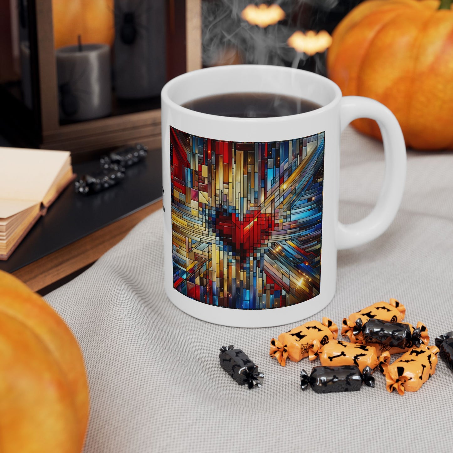 Mosaic Heart (Love and Logic) | Coder’s Coffee Mug White