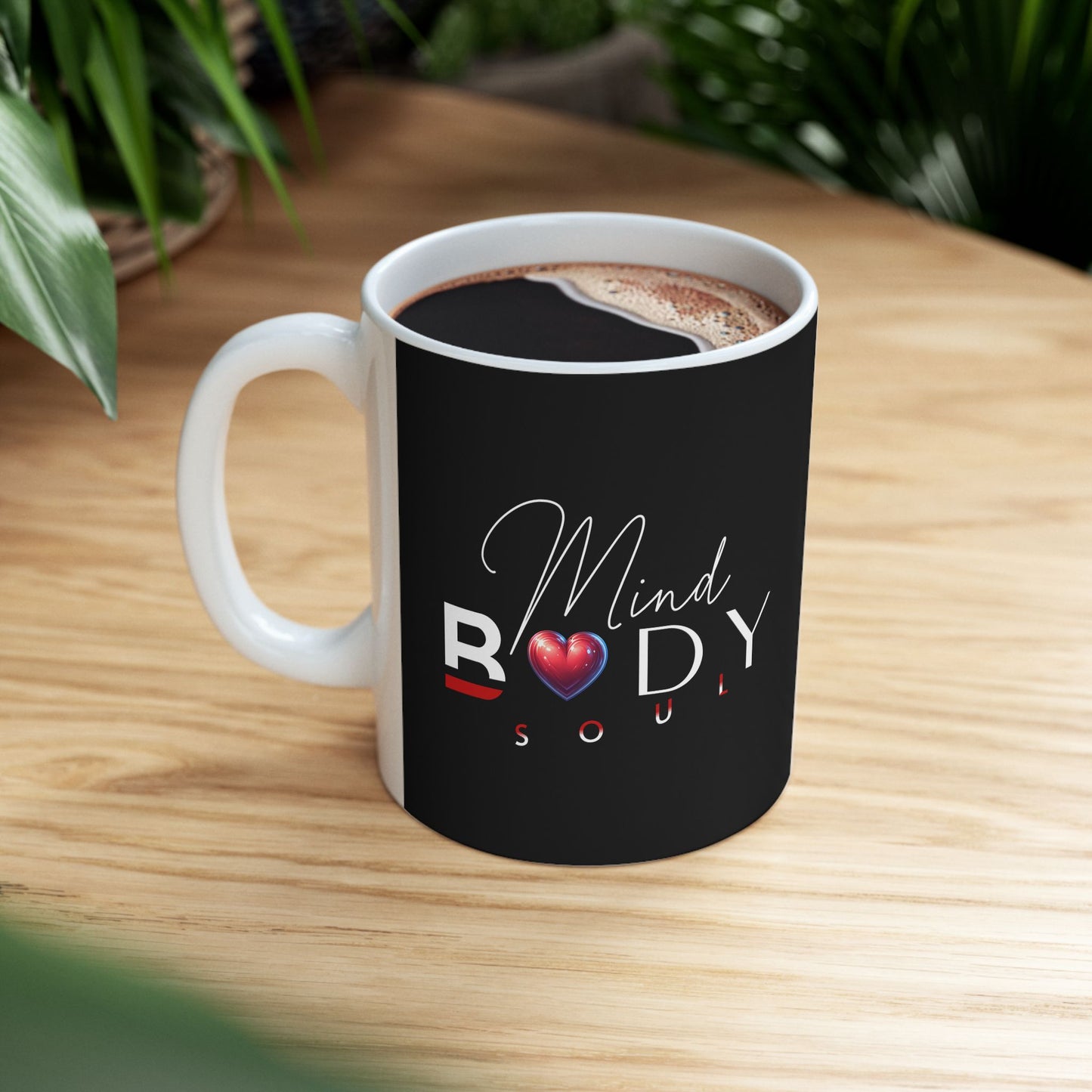 Mind, Body, Soul Mug | Black