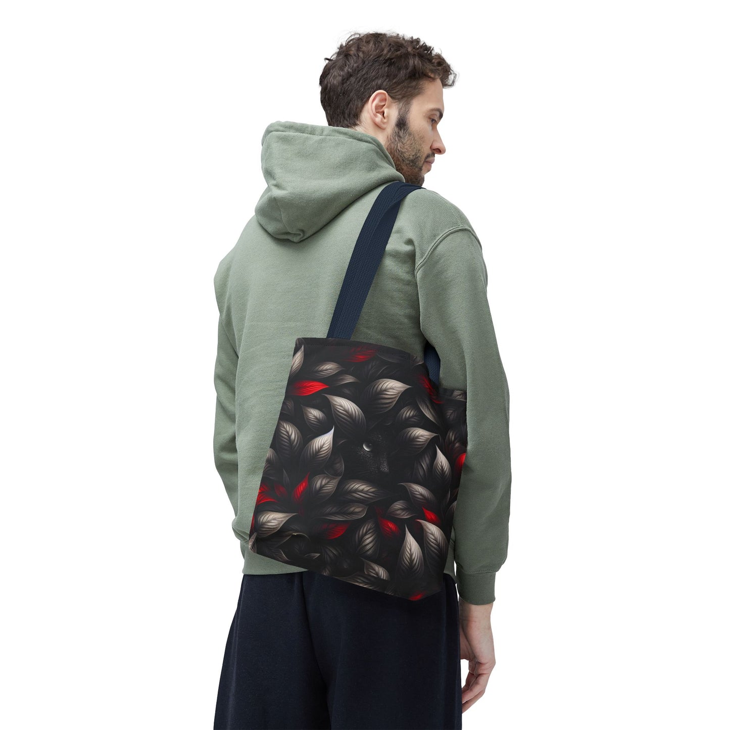 Black Red Mystical Tote Bag | Eco-Friendly Shopping Companion