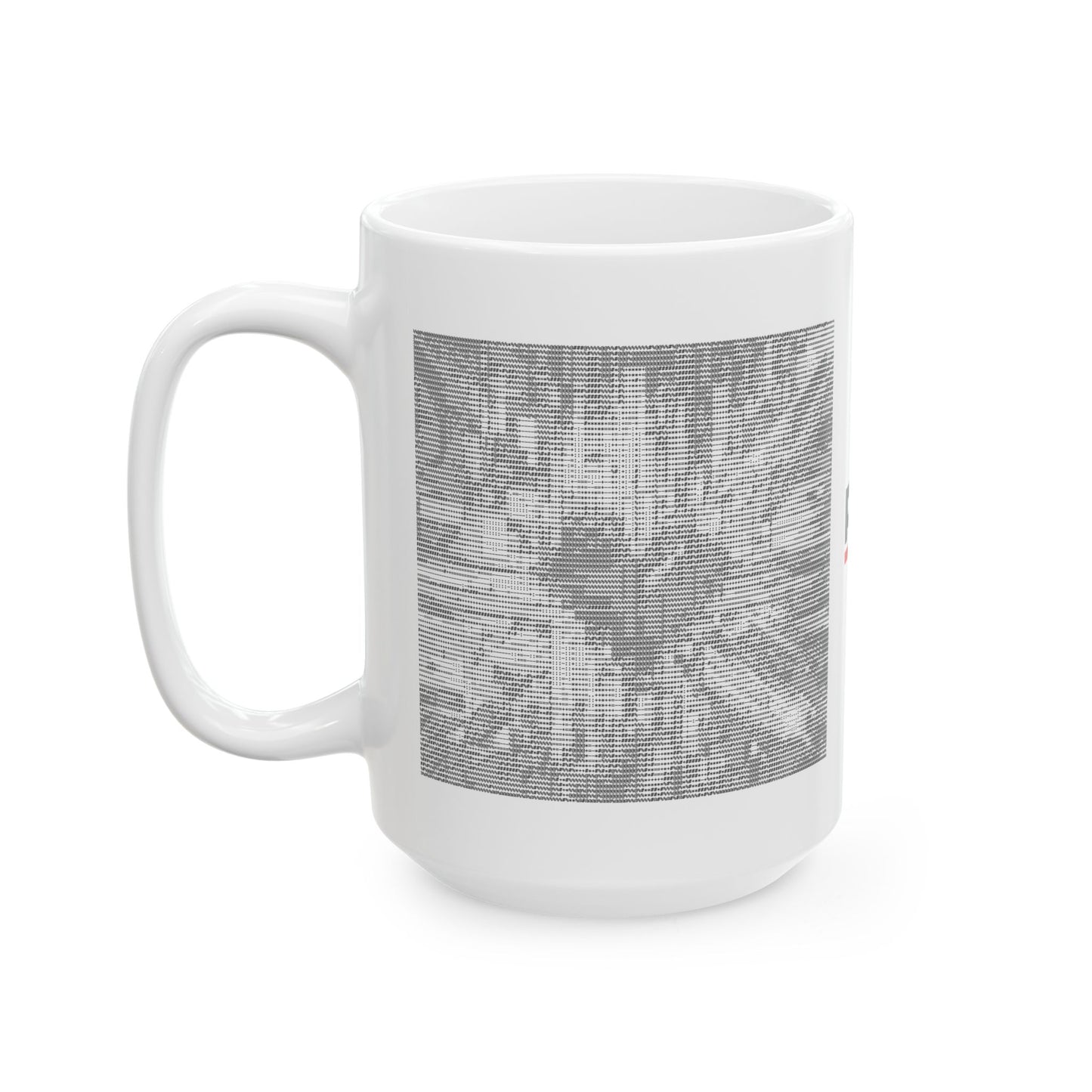 Mosaic Heart (Love and Logic) | Coder’s Coffee Mug White