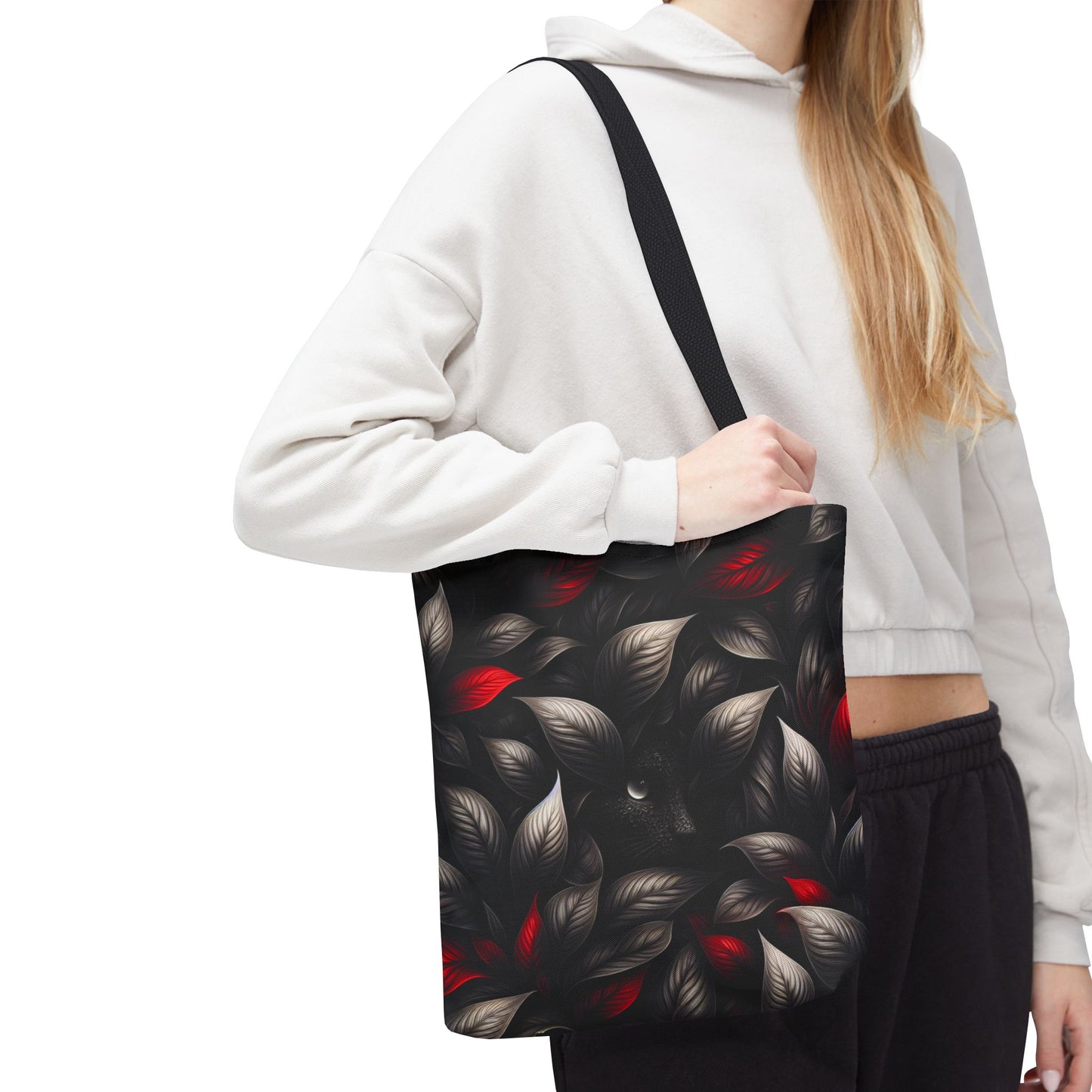 Black Red Mystical Tote Bag | Eco-Friendly Shopping Companion