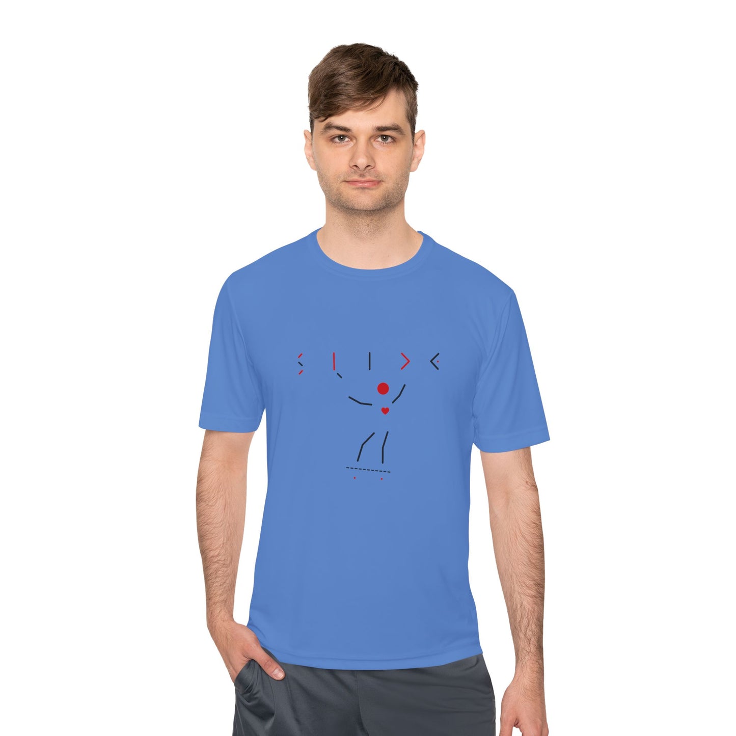 Slide! Moisture Wicking Active Tee, Sports Shirt