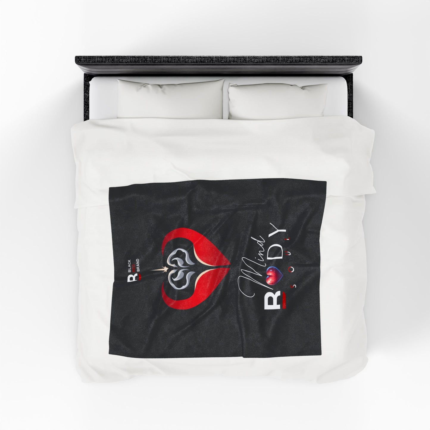 Mind Body Soul | Wellness Velveteen Plush Blanket