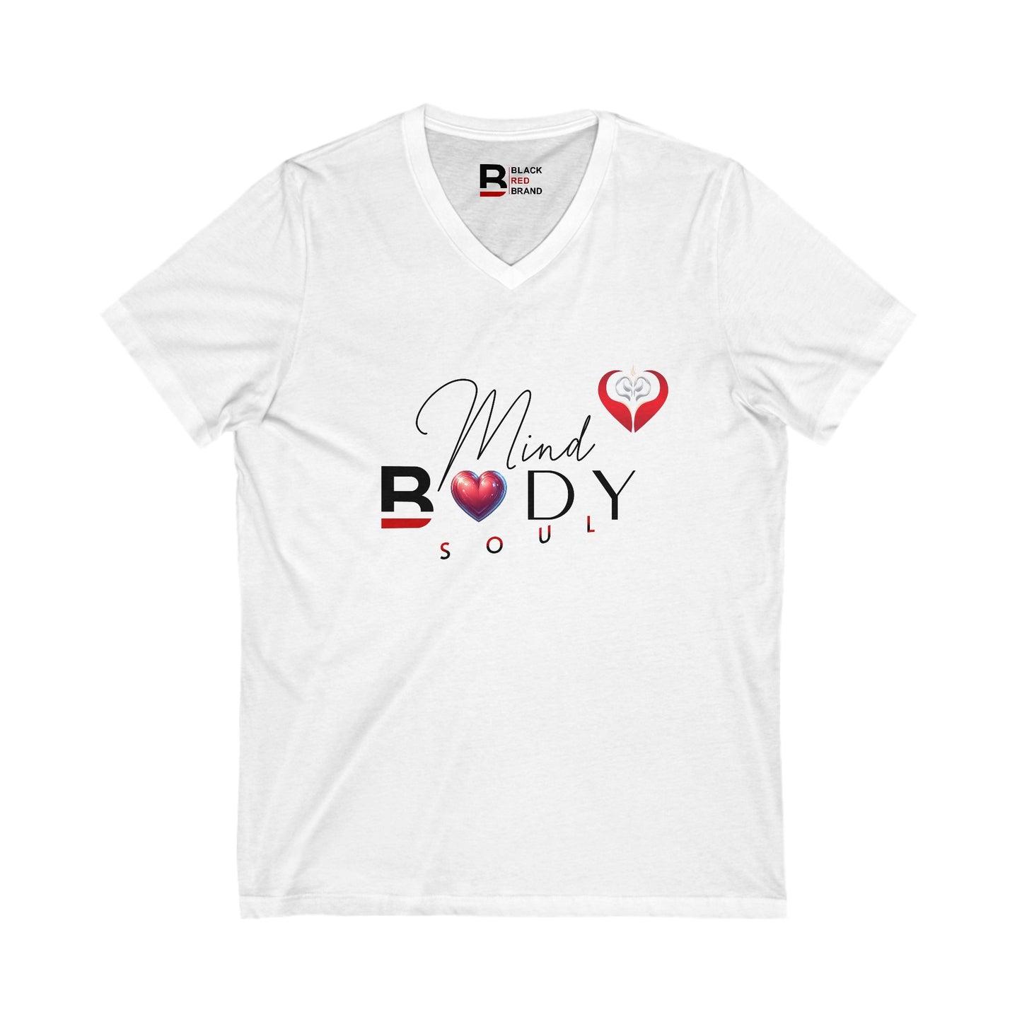 Mind Body Soul - V-Neck Short Sleeve Shirt