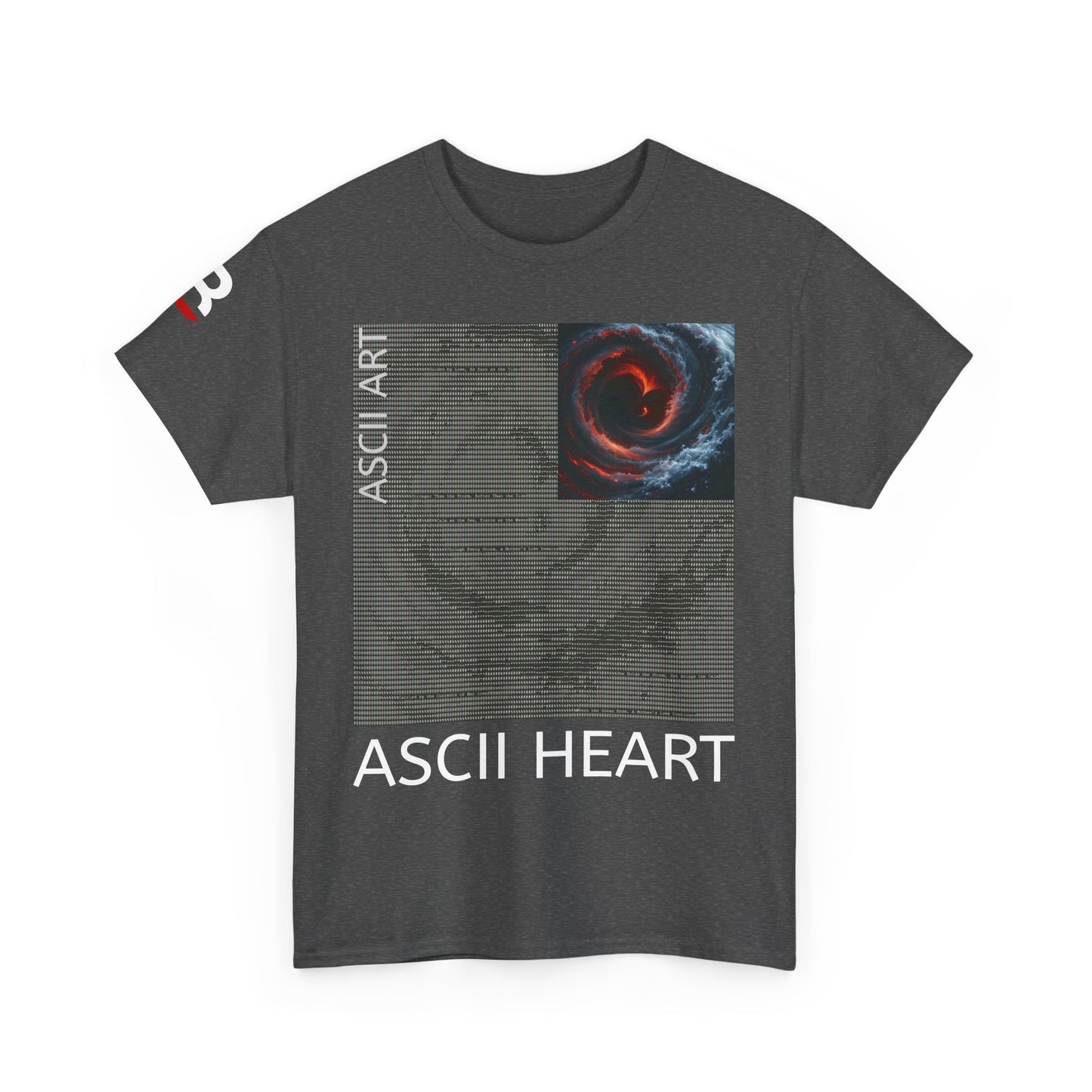 Black Red ASCII Heart | Hidden Messages :)