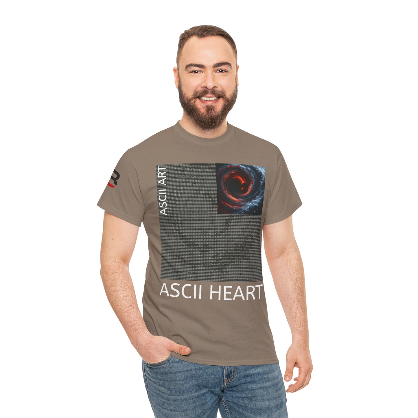 Black Red ASCII Heart | Hidden Messages :)