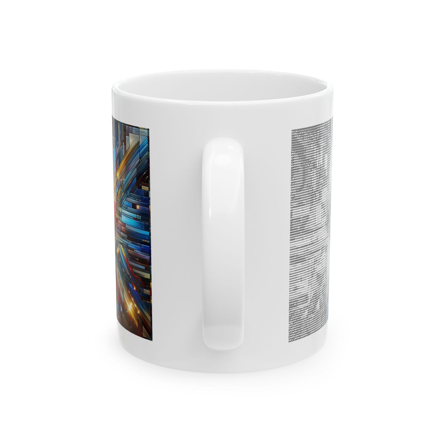 Mosaic Heart (Love and Logic) | Coder’s Coffee Mug White