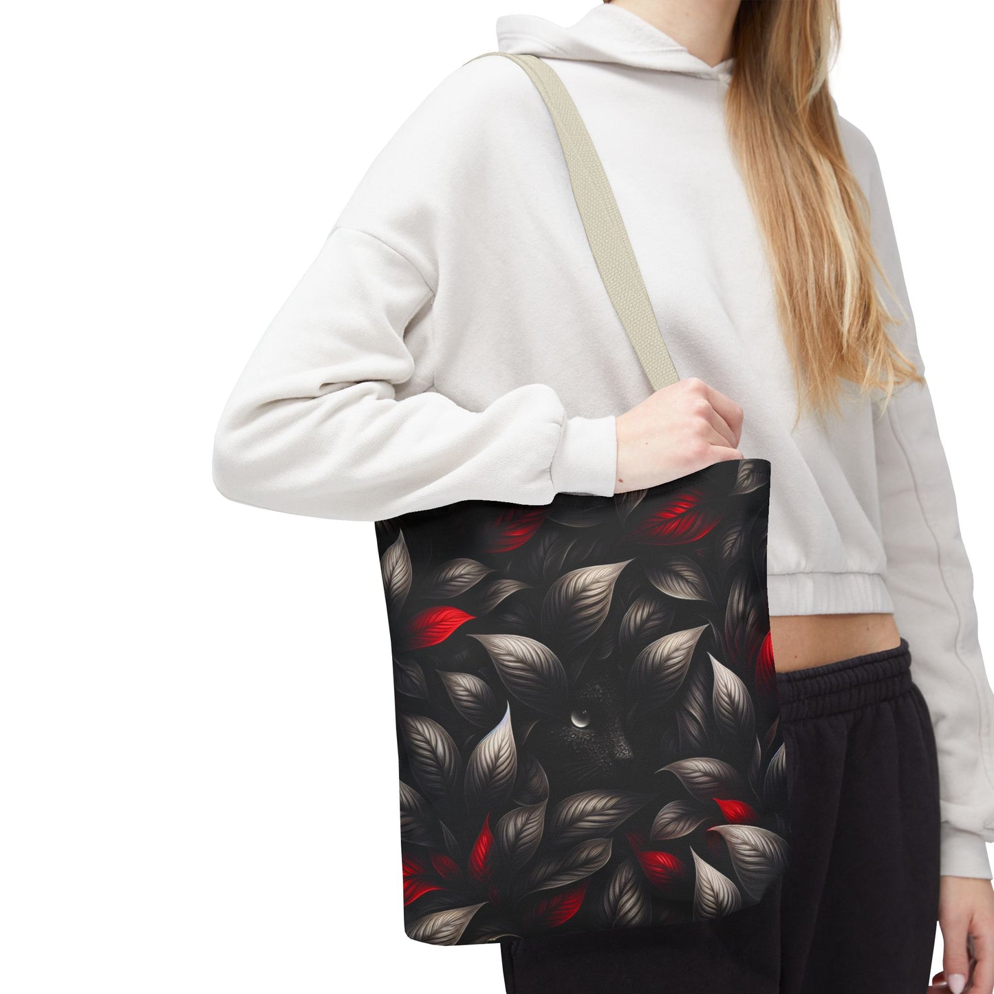 Black Red Mystical Tote Bag | Eco-Friendly Shopping Companion