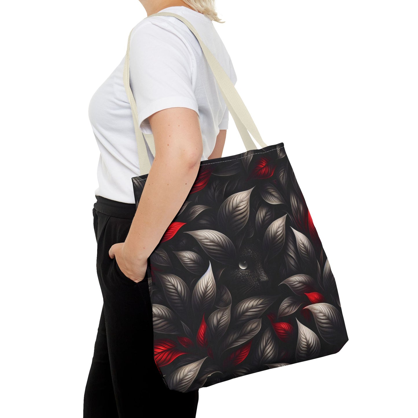 Black Red Mystical Tote Bag | Eco-Friendly Shopping Companion