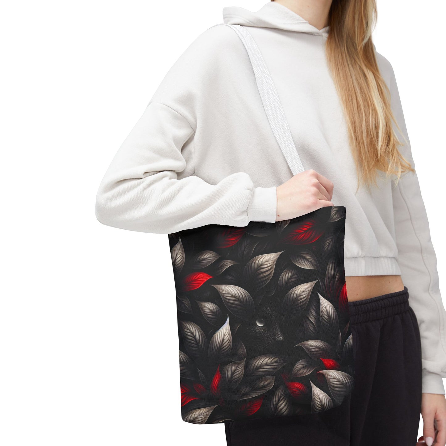 Black Red Mystical Tote Bag | Eco-Friendly Shopping Companion