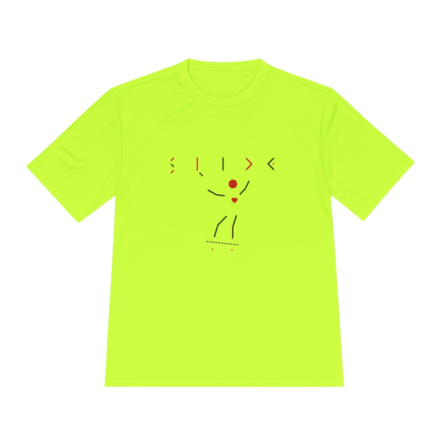Slide! Moisture Wicking Active Tee, Sports Shirt