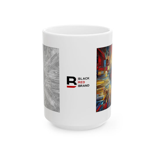 Mosaic Heart (Love and Logic) | Coder’s Coffee Mug White
