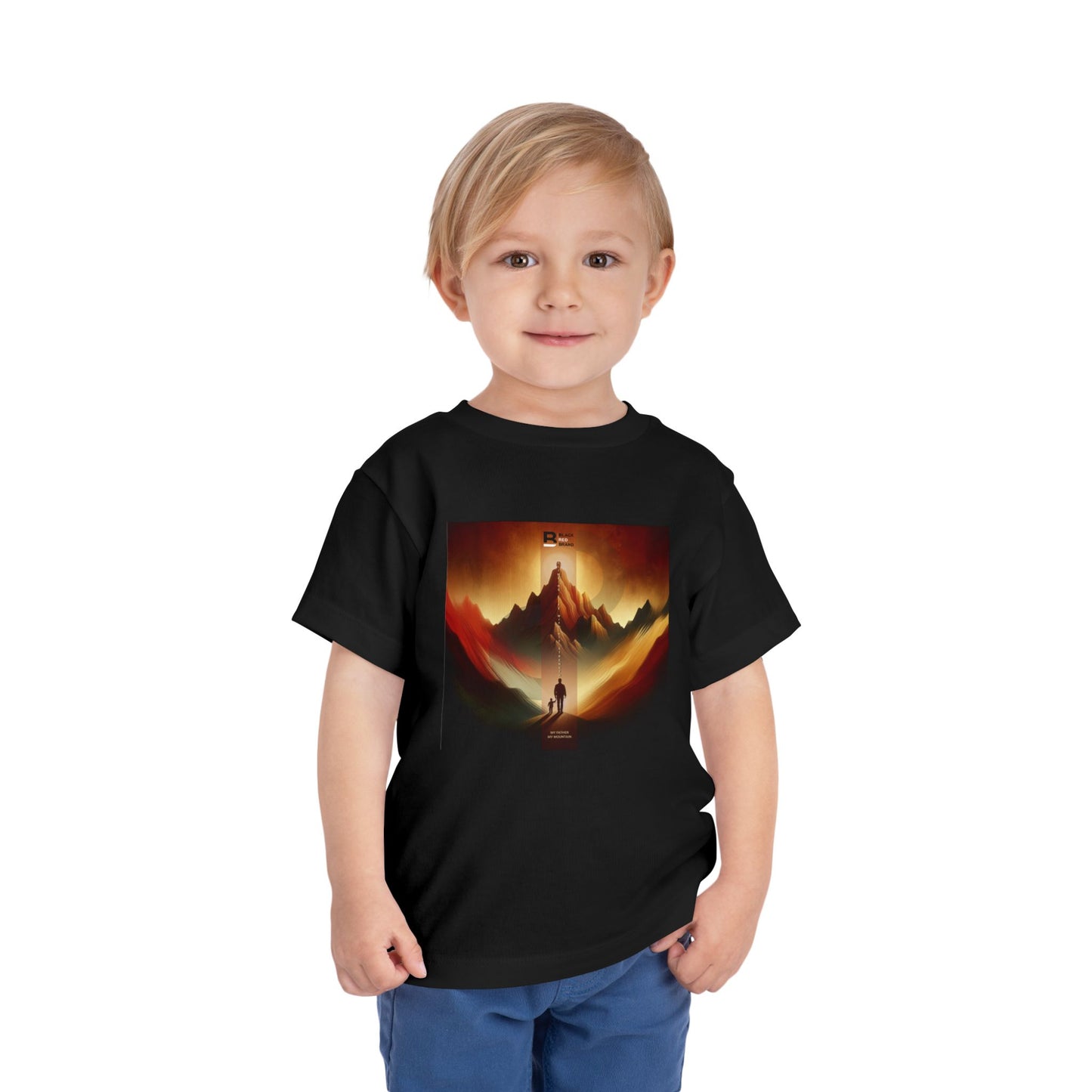 Toddler My Father - My Mountain | Where Strength Meets Serenity