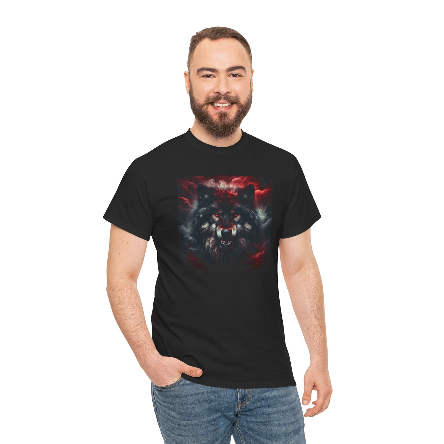 Black Red Wolf | Unleash the Beast Within