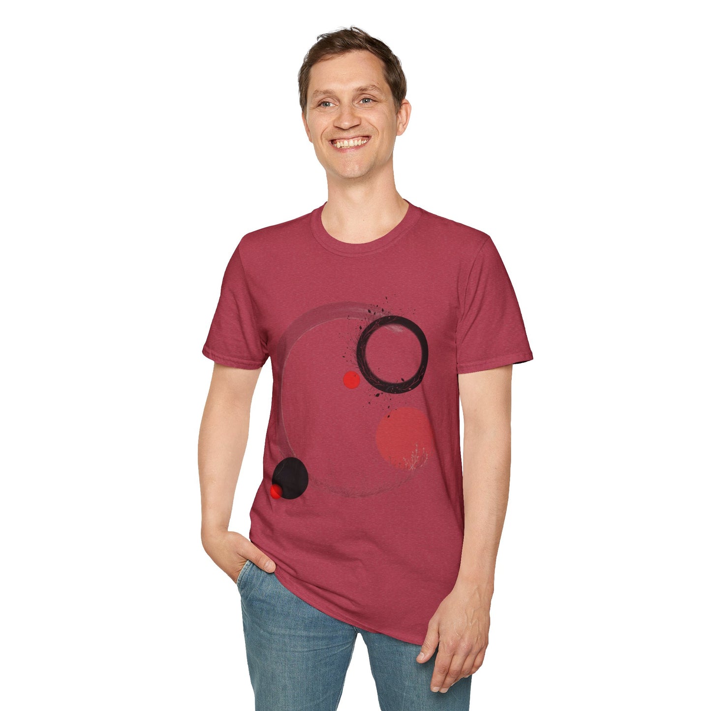 Black Red Sunrise - T-Shirt