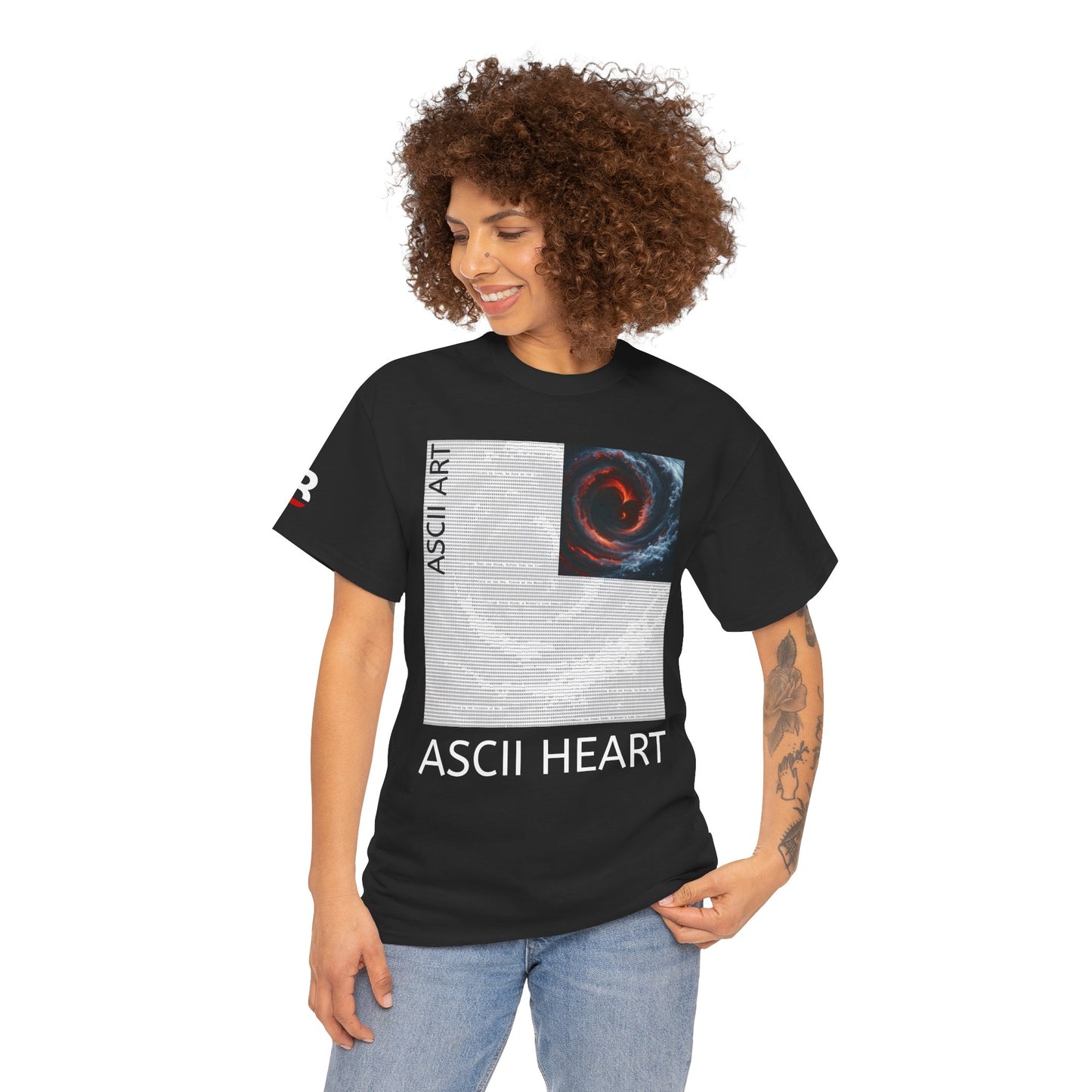 Black Red ASCII Heart | Hidden Messages :)