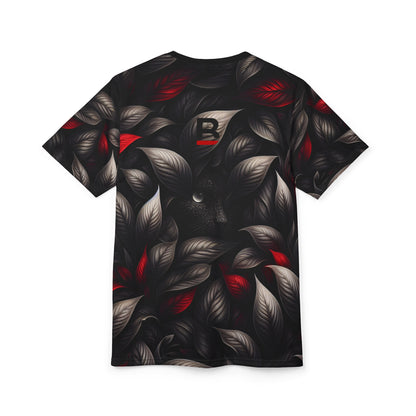 Black Red Cat | Silver Leaves