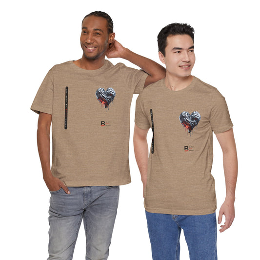 Black Red Metal Heart | Melted