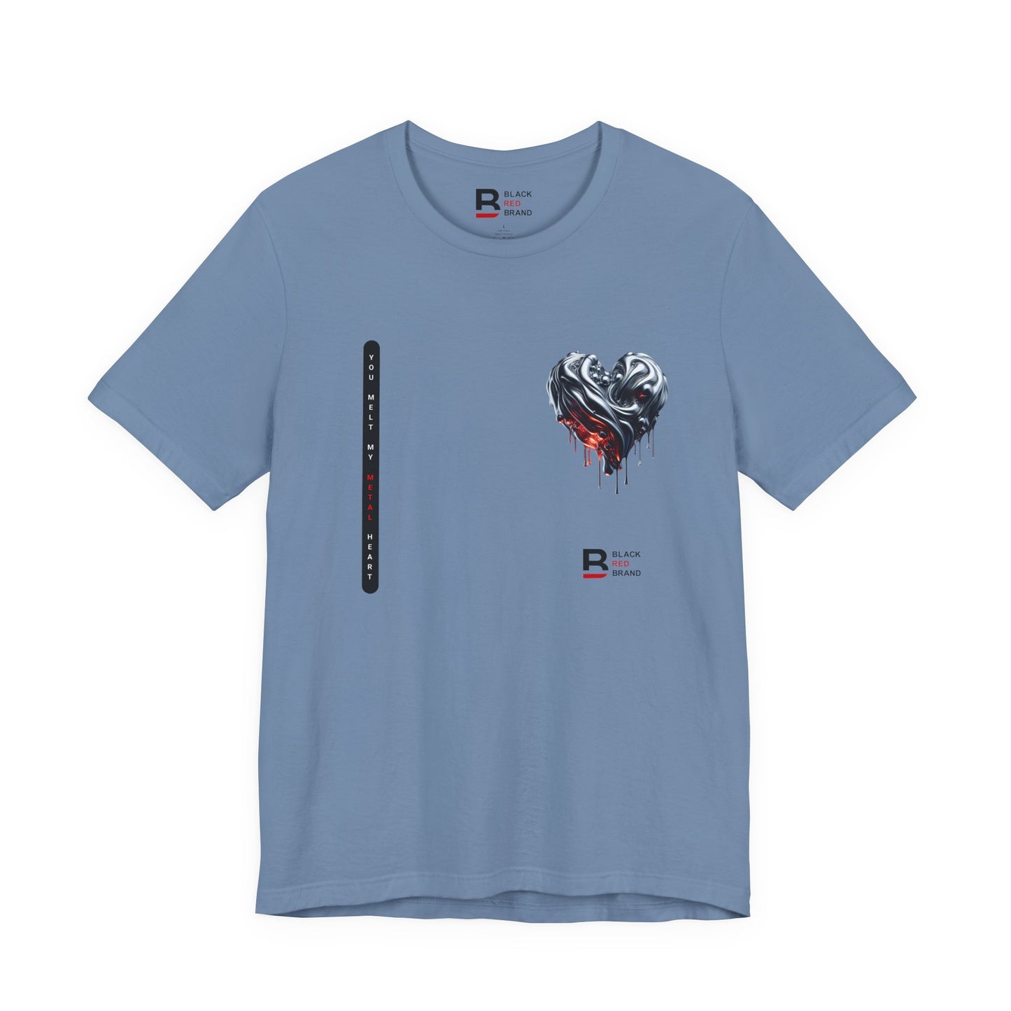 Black Red Metal Heart | Melted