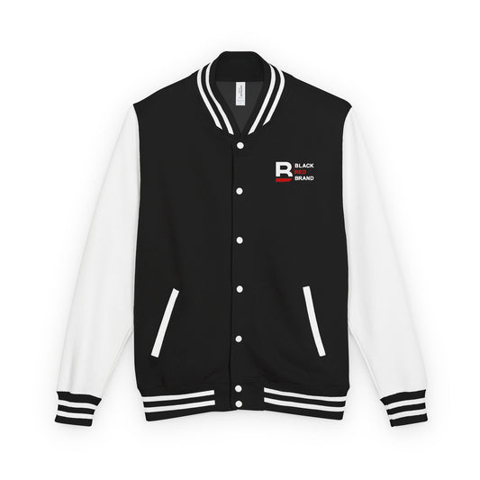 LONE QUEEN Unisex Heavyweight Letterman Jacket with Bold Graphic Design - Stylish and Versatile