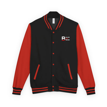 LONE KING Unisex Heavyweight Letterman Jacket - Bold Graphic Chess Design