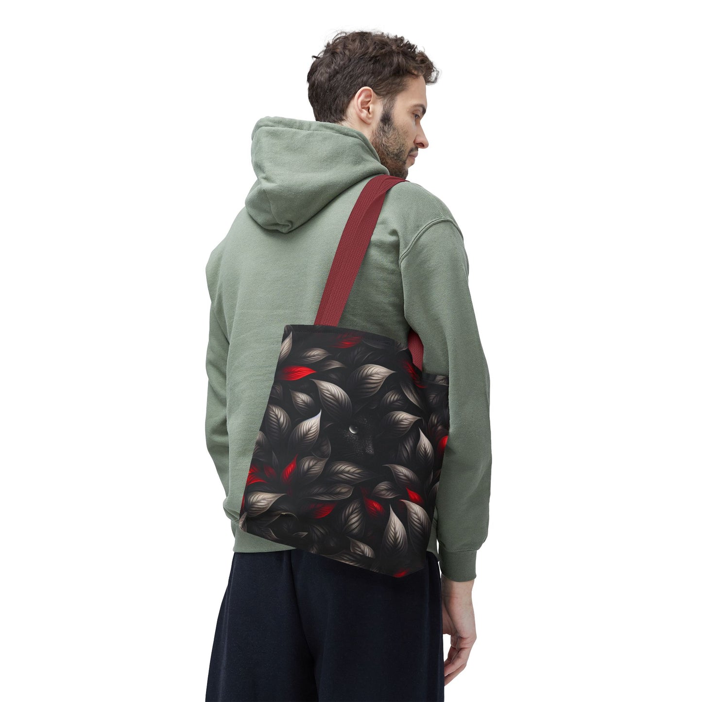 Black Red Mystical Tote Bag | Eco-Friendly Shopping Companion