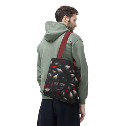 Black Red Mystical Tote Bag | Eco-Friendly Shopping Companion