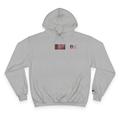 Champion Hoodie with Smile Graphic, Cozy Streetwear