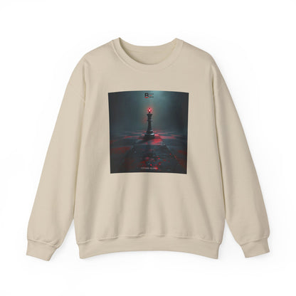 Black Red Lone King | Last Stand Crewneck Sweatshirt