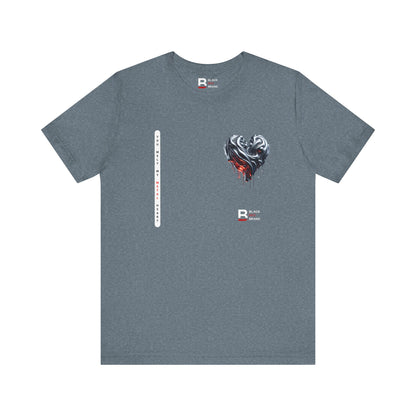 Black Red Metal Heart | Melted