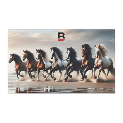 Equestrian Art Tea Towels - Horse Design for Kitchen Decor