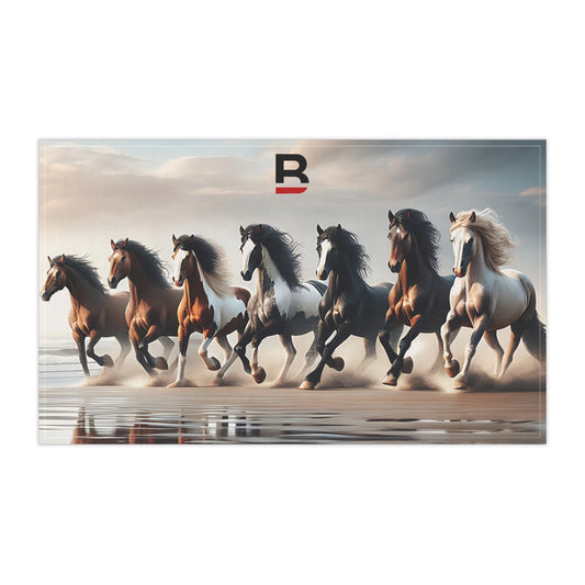Equestrian Art Tea Towels - Horse Design for Kitchen Decor