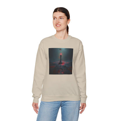Black Red Lone King | Last Stand Crewneck Sweatshirt