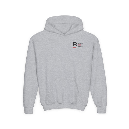 Youth Black Red Xubu Stance | Heavy Blend Hooded Sweatshirt