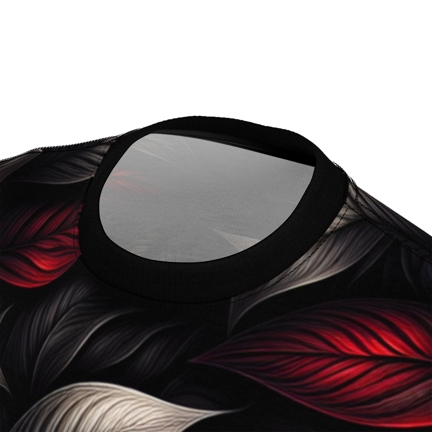 Black Red Cat | Silver Leaves