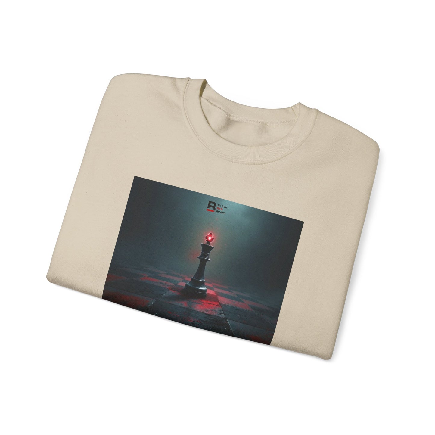 Black Red Lone King | Last Stand Crewneck Sweatshirt