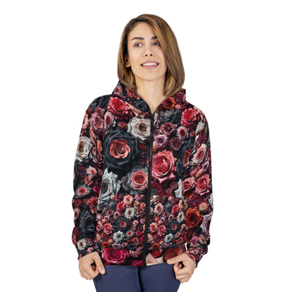 Black Red Flowers | Blooming Essence Hoodie