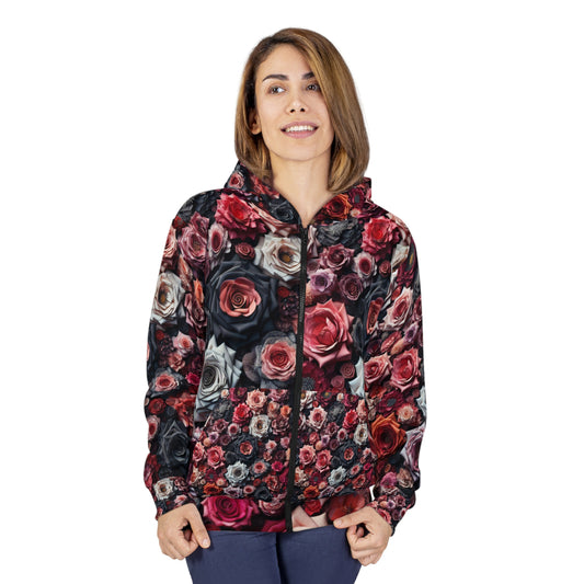 Black Red Flowers | Blooming Essence Hoodie